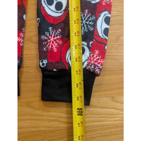 Nightmare Before Christmas Pajama Onesie Unionsuit Small Red Black - Picture 8 of 10
